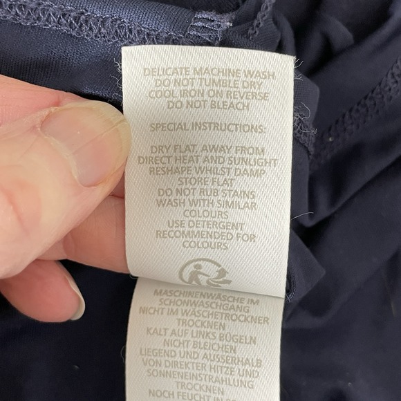 Boden Womens Preppy Siobhan Ponte Midi Dress Size 6L Minimalist Mod Professional - Picture 6 of 7